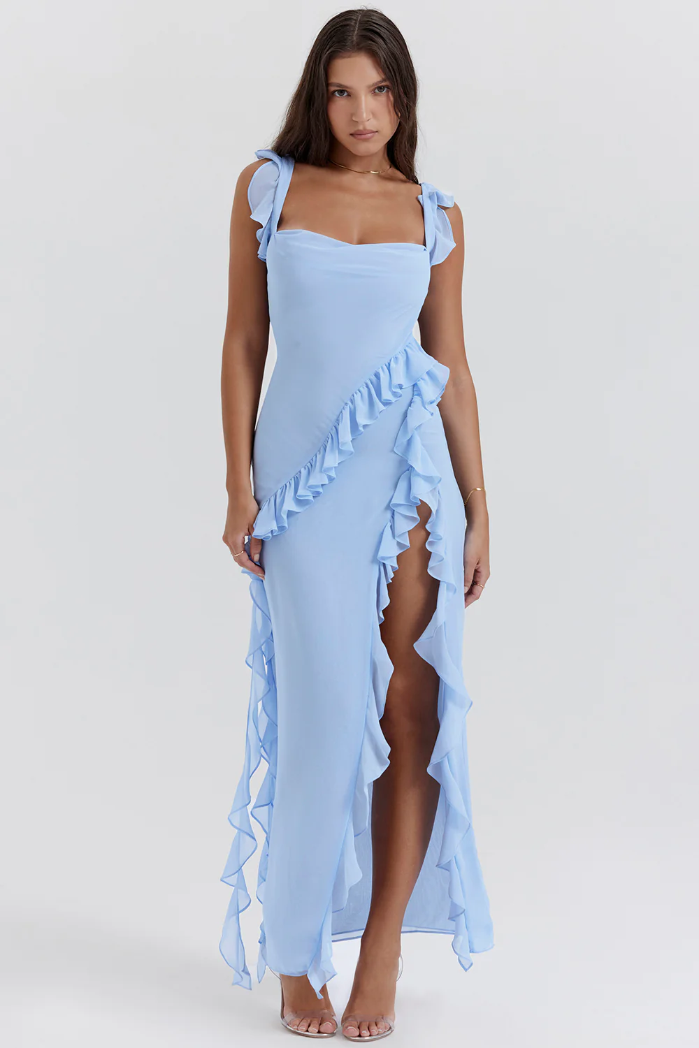 ADRIANA - Ruffle Maxi Dress