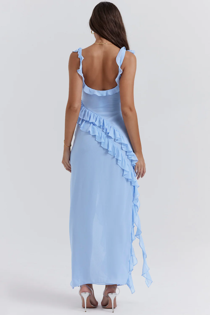 ADRIANA - Ruffle Maxi Dress