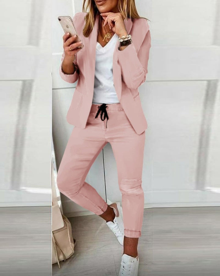 Sophia™️ - Elegant Blazer Set | Blazer + Pants