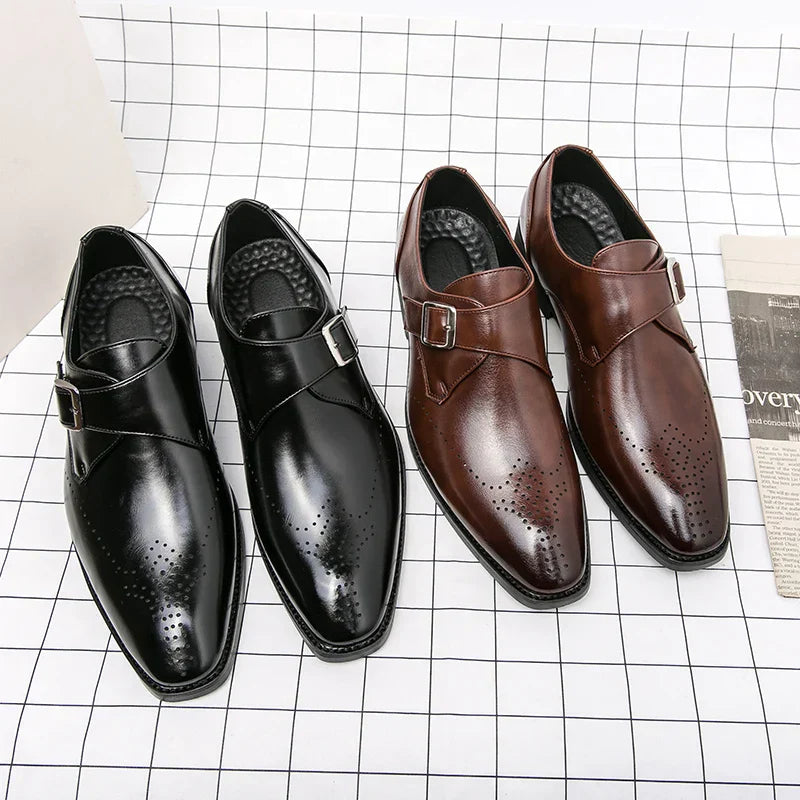 PARIS - Bordone Genuine Leather Dress Shoes