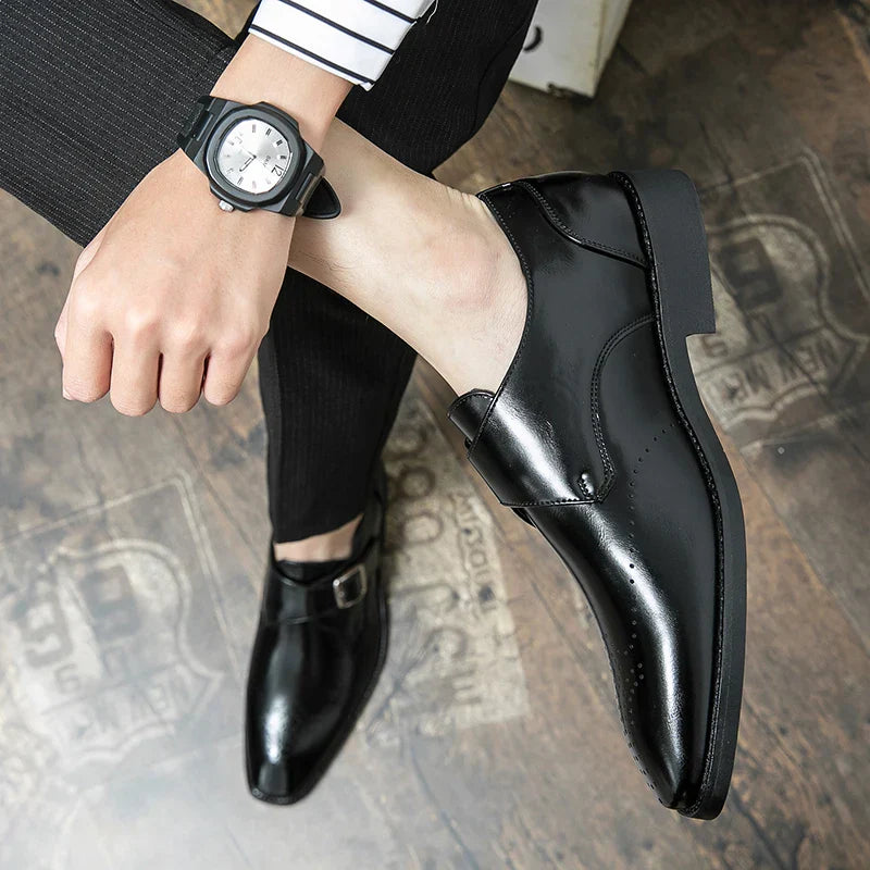 PARIS - Bordone Genuine Leather Dress Shoes