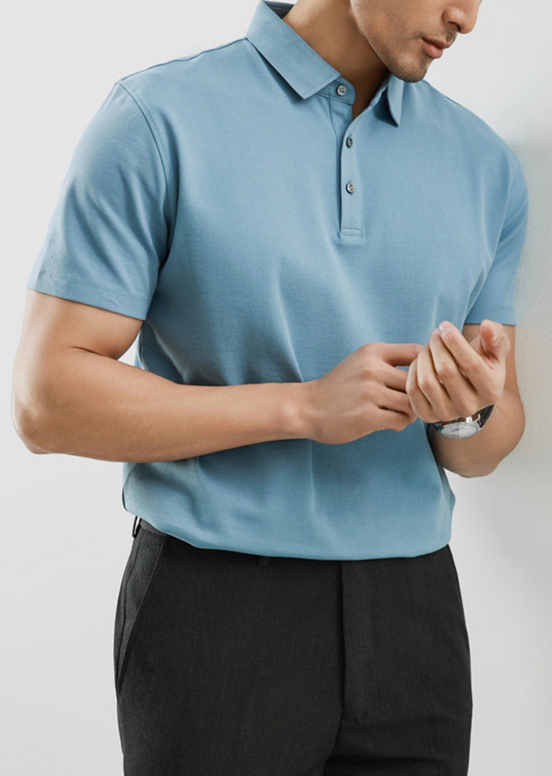 MILANO - Pure Cotton Pique Polo Shirt