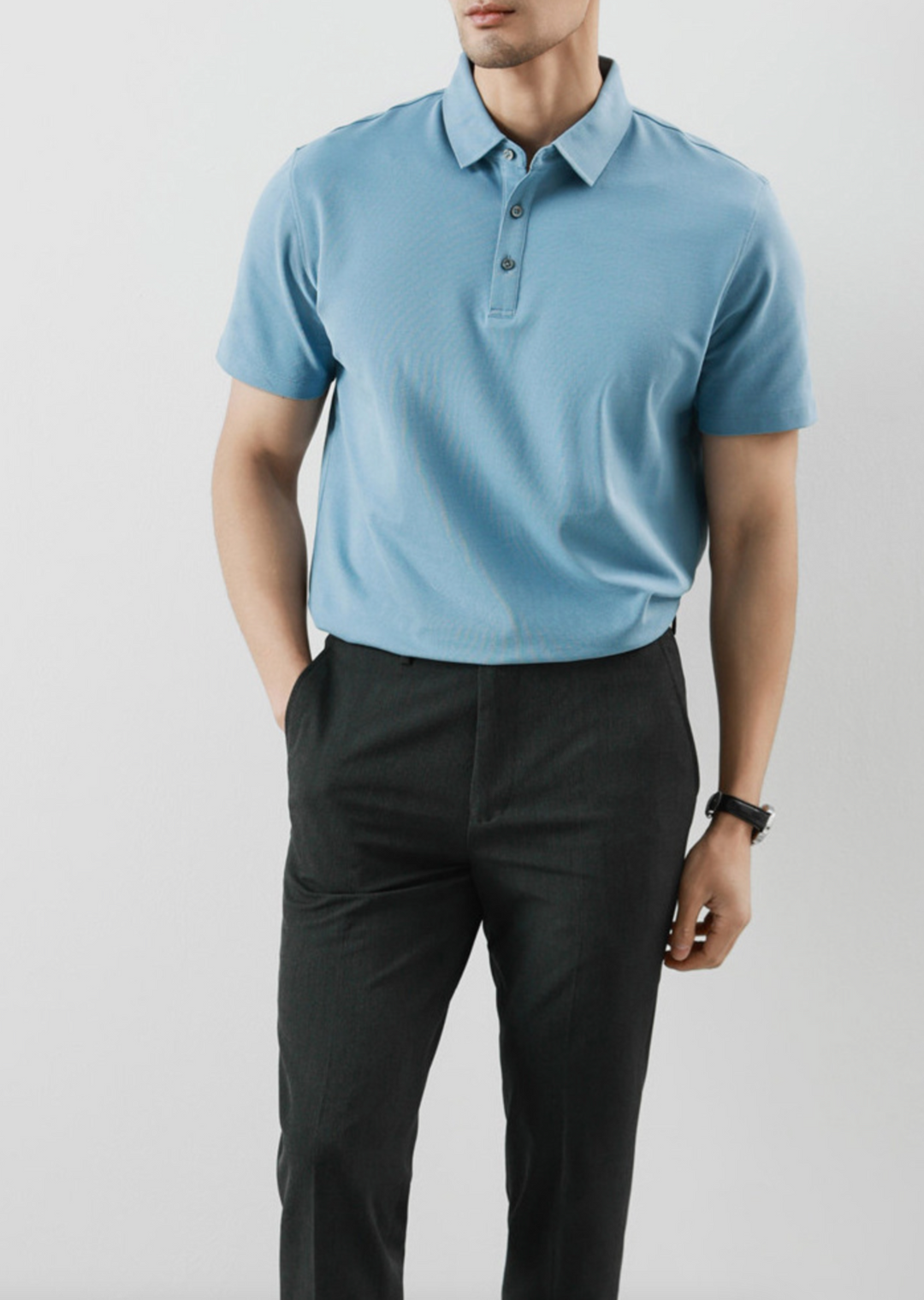 MILANO - Pure Cotton Pique Polo Shirt