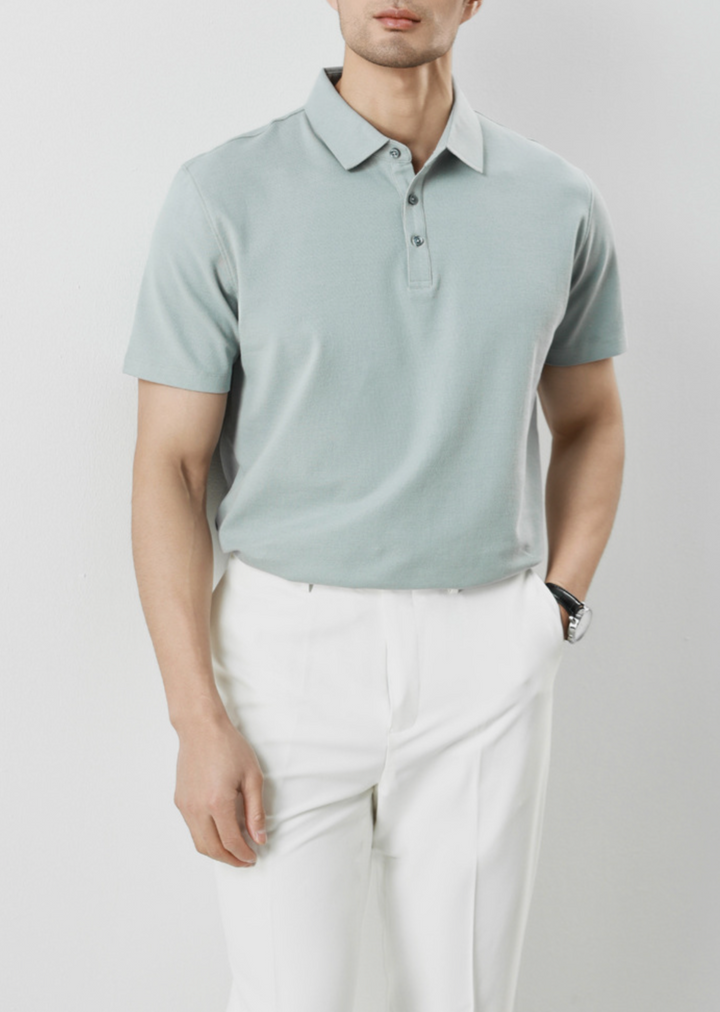 MILANO - Pure Cotton Pique Polo Shirt