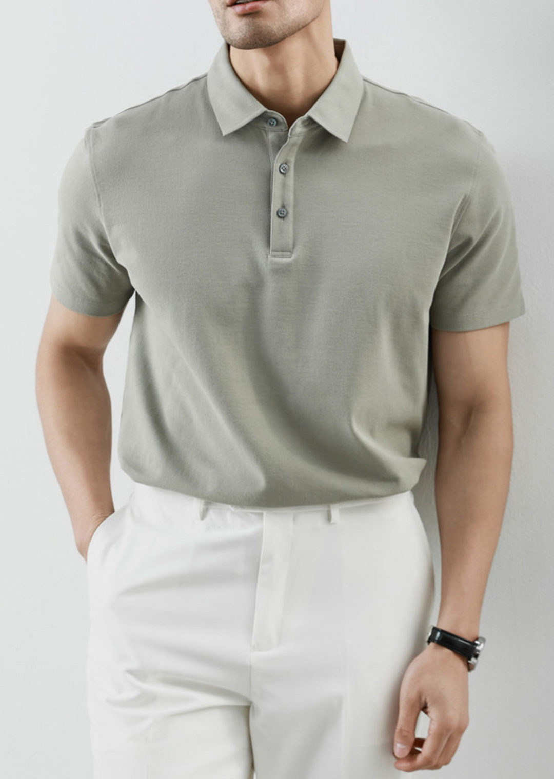 MILANO - Pure Cotton Pique Polo Shirt