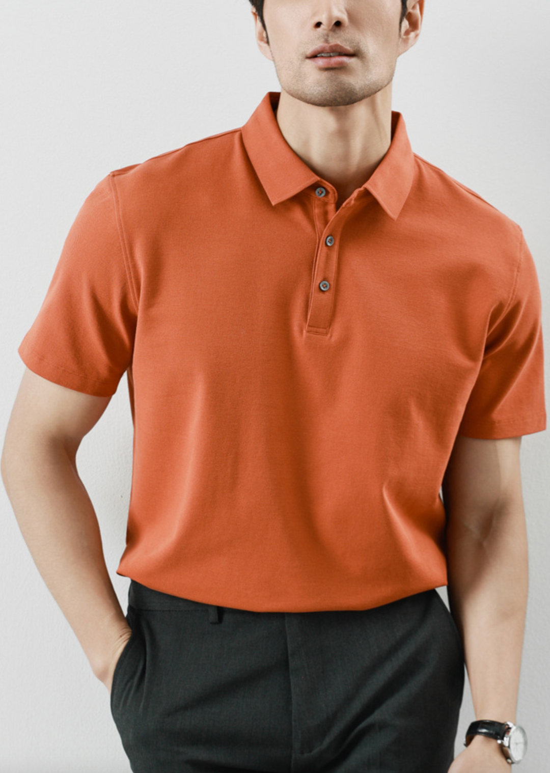 MILANO - Pure Cotton Pique Polo Shirt