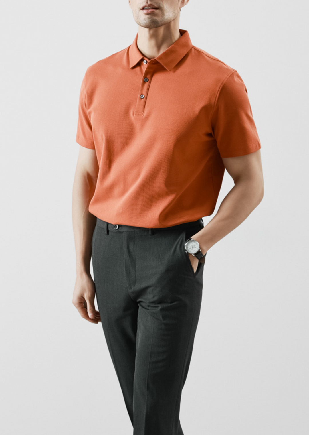 MILANO - Pure Cotton Pique Polo Shirt