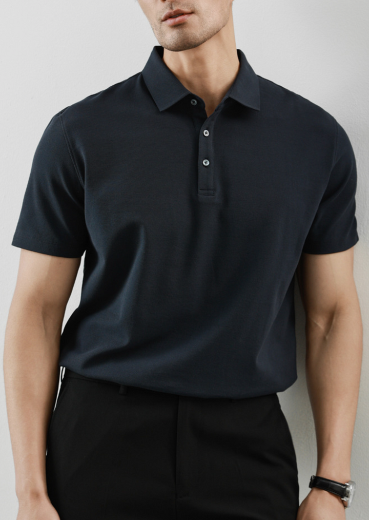 MILANO - Pure Cotton Pique Polo Shirt