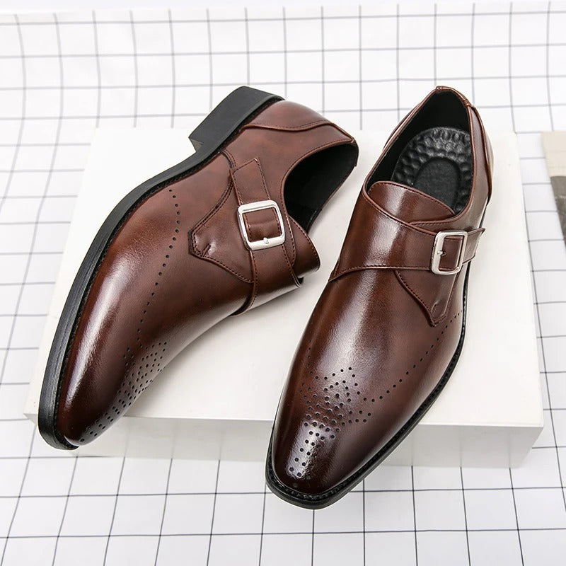 PARIS - Bordone Genuine Leather Dress Shoes