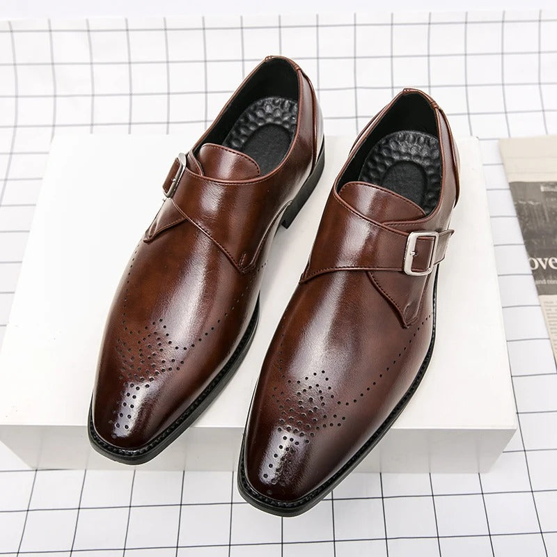 PARIS - Bordone Genuine Leather Dress Shoes