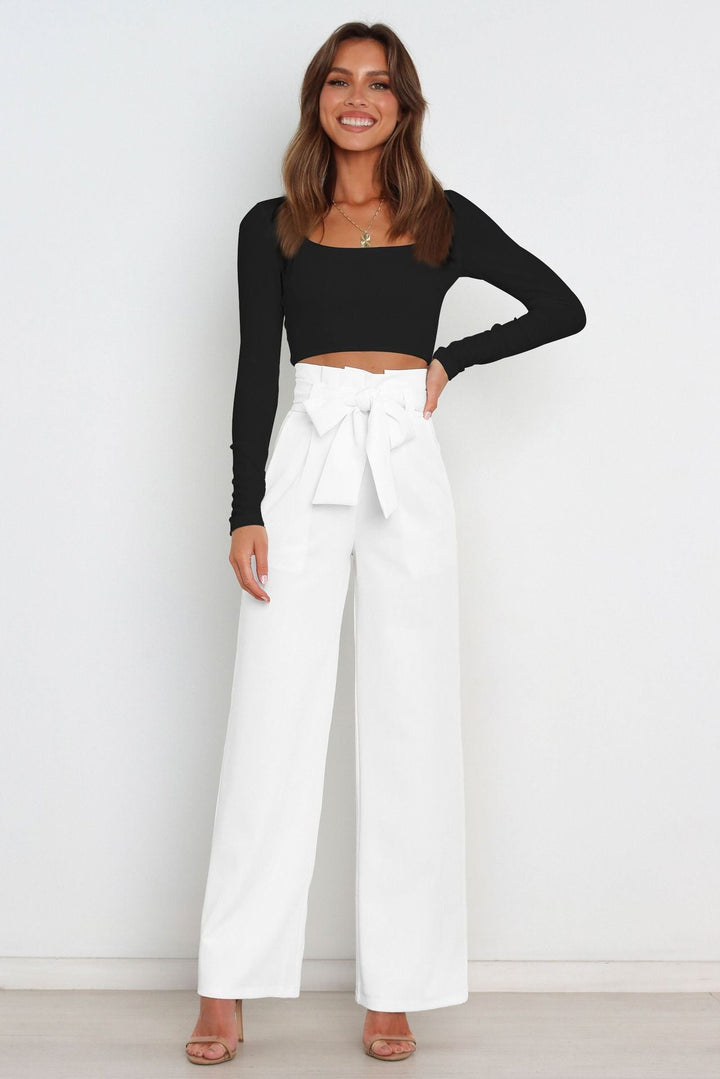 LAILA - Wide Leg Trousers