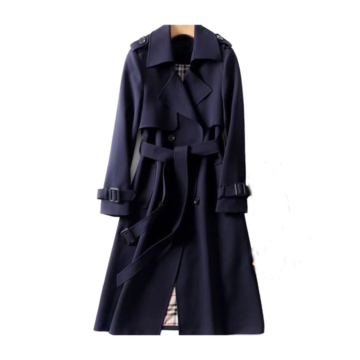 LADIES - TRENCH COAT WITH DOUBLE BUTTON PLACKET